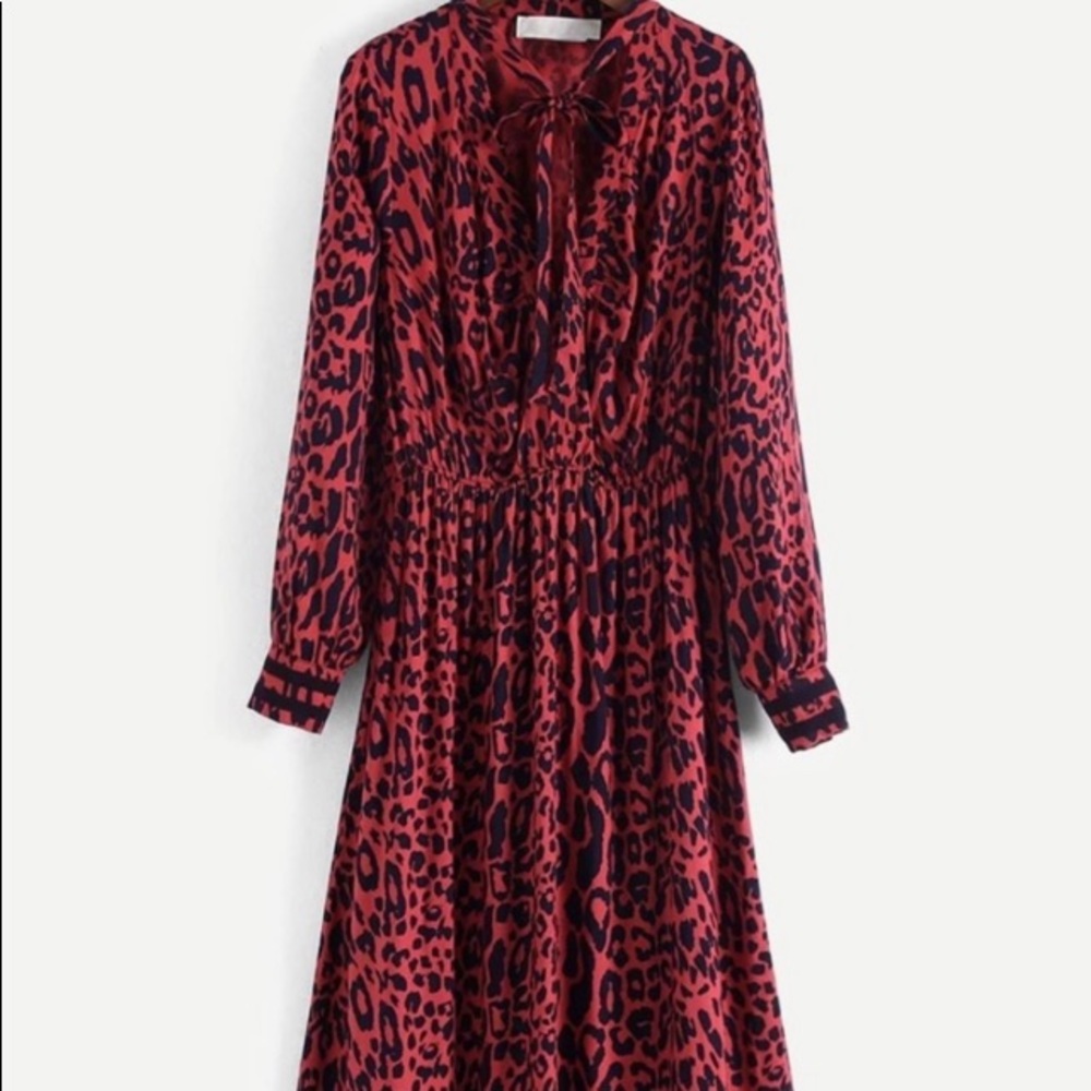 Animal print dress